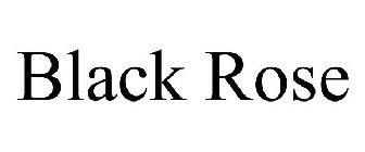 Trademark Logo BLACK ROSE