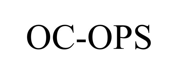 Trademark Logo OC-OPS