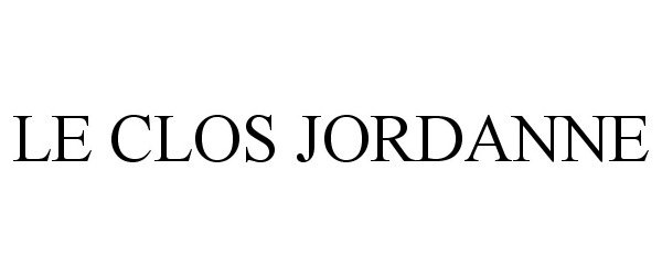 Trademark Logo LE CLOS JORDANNE