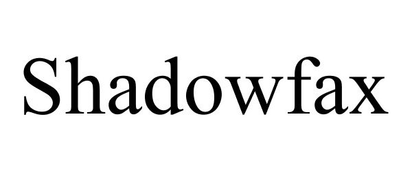 Trademark Logo SHADOWFAX