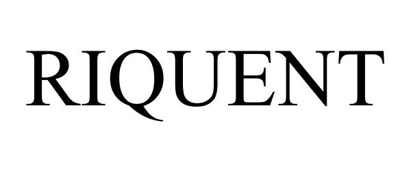 Trademark Logo RIQUENT