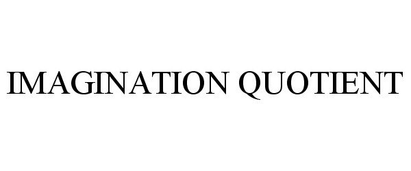 Trademark Logo IMAGINATION QUOTIENT