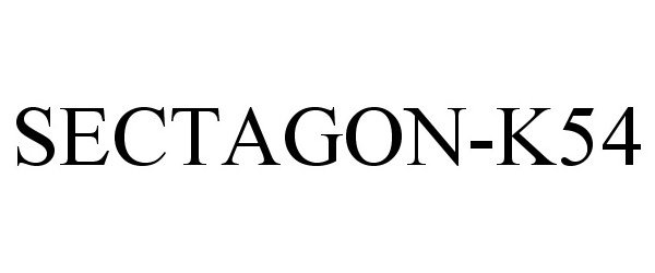 Trademark Logo SECTAGON-K54