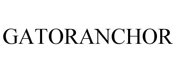 Trademark Logo GATORANCHOR