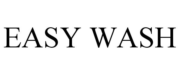 Trademark Logo EASY WASH