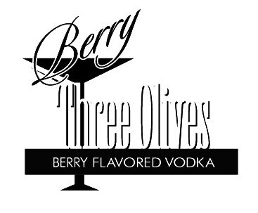 Trademark Logo BERRY THREE OLIVES BERRY FLAVORED VODKA