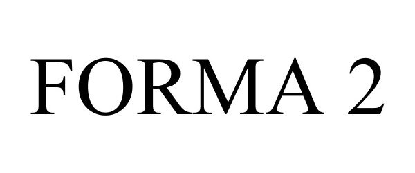 Trademark Logo FORMA 2