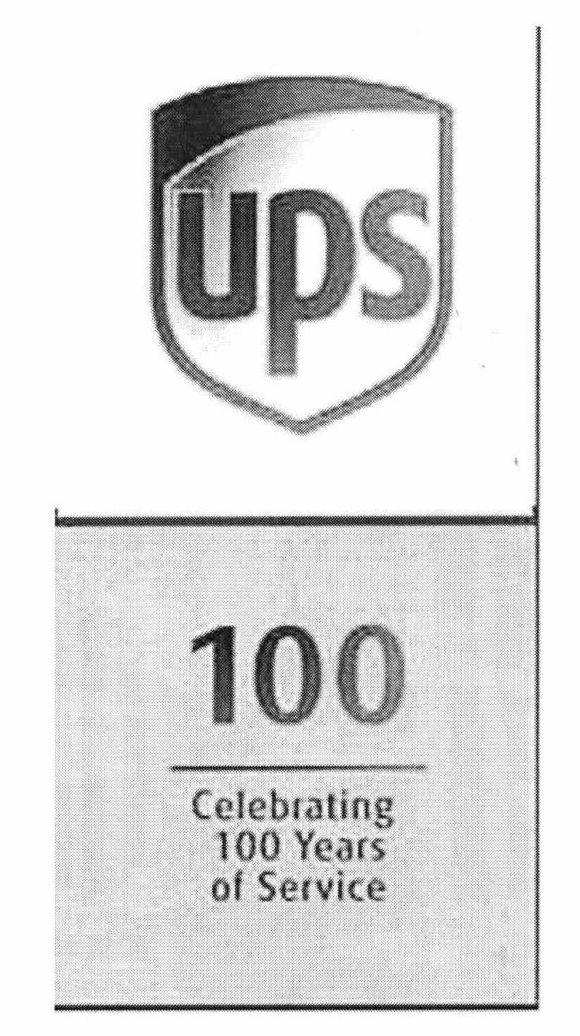  UPS 100 CELEBRATING 100 YEARS OF SERVICE