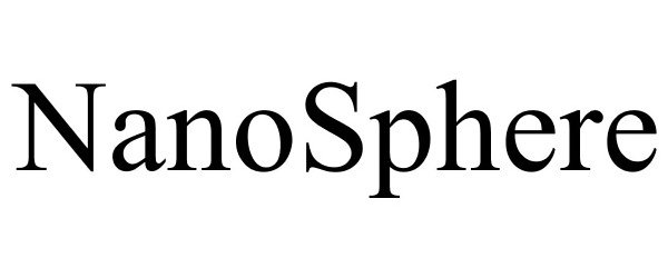 Trademark Logo NANOSPHERE