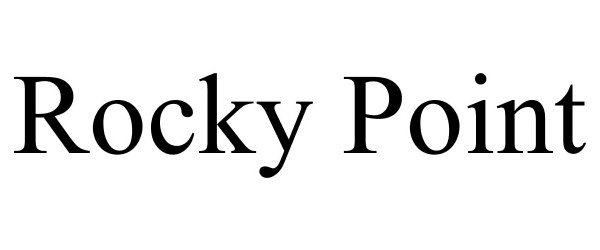 Trademark Logo ROCKY POINT