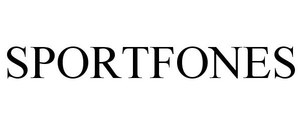 Trademark Logo SPORTFONES
