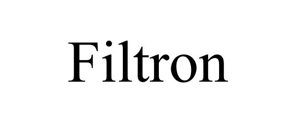 Trademark Logo FILTRON