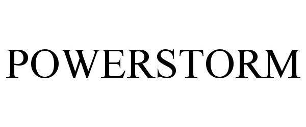 Trademark Logo POWERSTORM