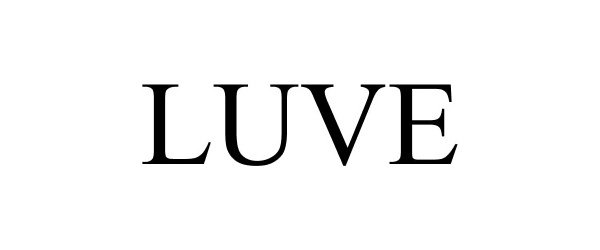 Trademark Logo LUVE