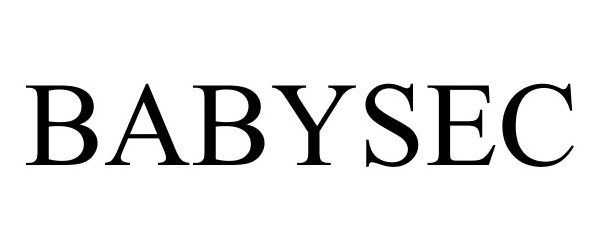 Trademark Logo BABYSEC