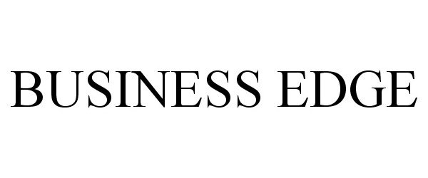 Trademark Logo BUSINESS EDGE