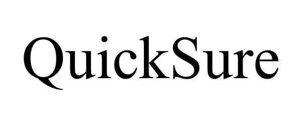 Trademark Logo QUICKSURE
