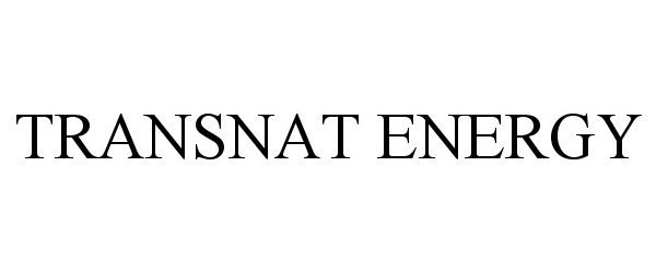 Trademark Logo TRANSNAT ENERGY