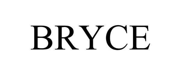 Trademark Logo BRYCE