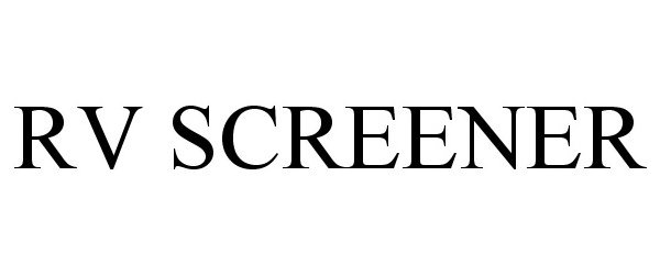  RV SCREENER