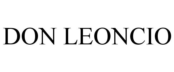 Trademark Logo DON LEONCIO