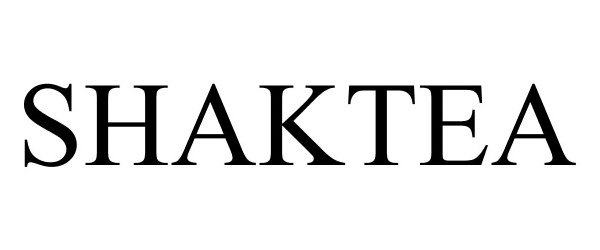 Trademark Logo SHAKTEA