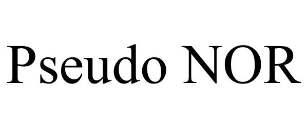 Trademark Logo PSEUDO NOR