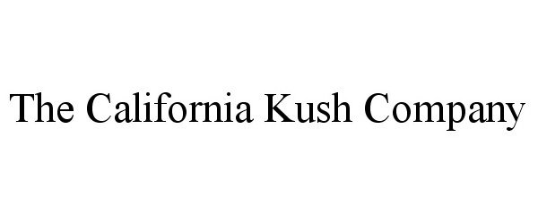  THE CALIFORNIA KUSH COMPANY