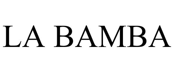 Trademark Logo LA BAMBA