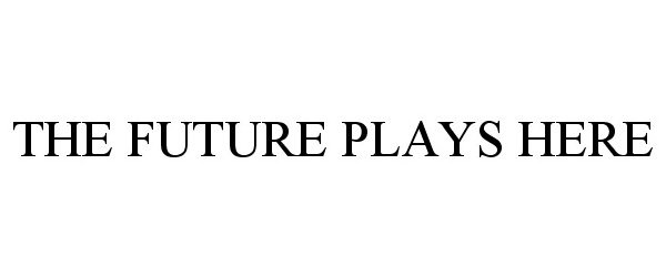  THE FUTURE PLAYS HERE