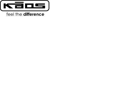 Trademark Logo KAOS FEEL THE DIFFERENCE