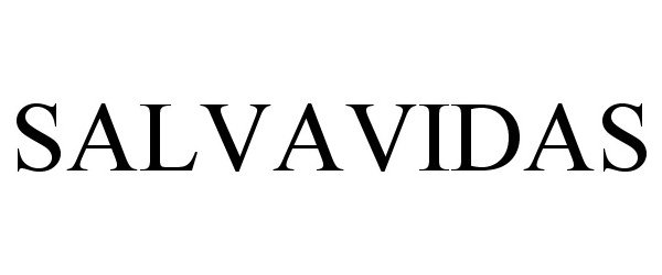 Trademark Logo SALVAVIDAS