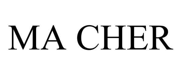 Trademark Logo MA CHER