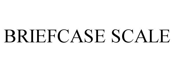 Trademark Logo BRIEFCASE SCALE