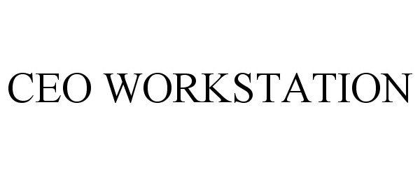 Trademark Logo CEO WORKSTATION