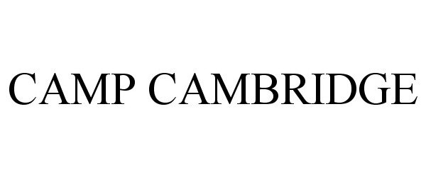  CAMP CAMBRIDGE