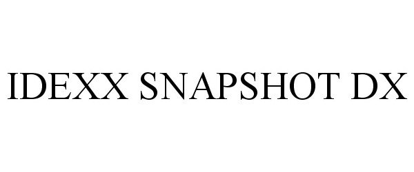 Trademark Logo IDEXX SNAPSHOT DX