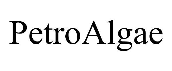 Trademark Logo PETROALGAE