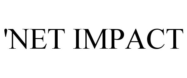 Trademark Logo 'NET IMPACT