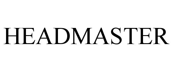 Trademark Logo HEADMASTER