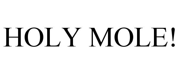 Trademark Logo HOLY MOLE!