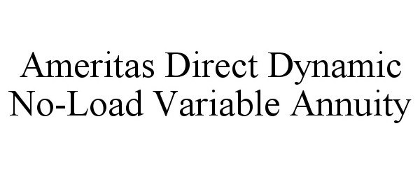  AMERITAS DIRECT DYNAMIC NO-LOAD VARIABLE ANNUITY