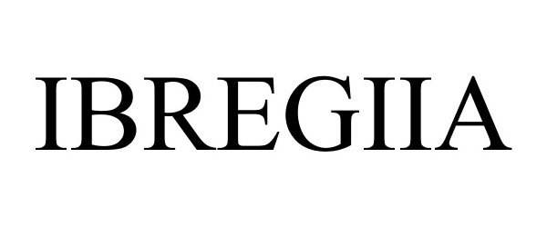 Trademark Logo IBREGIIA