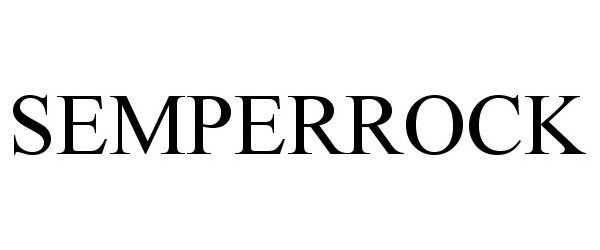 Trademark Logo SEMPERROCK