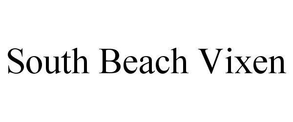 Trademark Logo SOUTH BEACH VIXEN