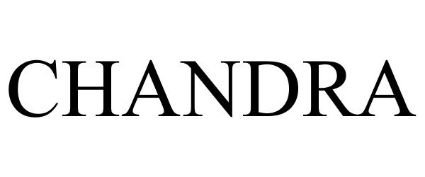Trademark Logo CHANDRA