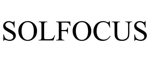 Trademark Logo SOLFOCUS
