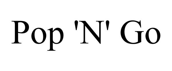 Trademark Logo POP 'N' GO