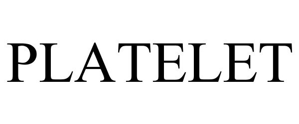 Trademark Logo PLATELET