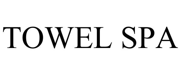 Trademark Logo TOWEL SPA